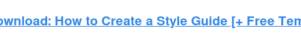 25 brand style guide examples I love (for visual inspiration)