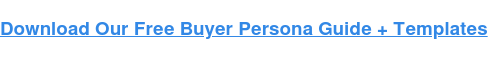 The definition of a buyer persona [in under 100 words]