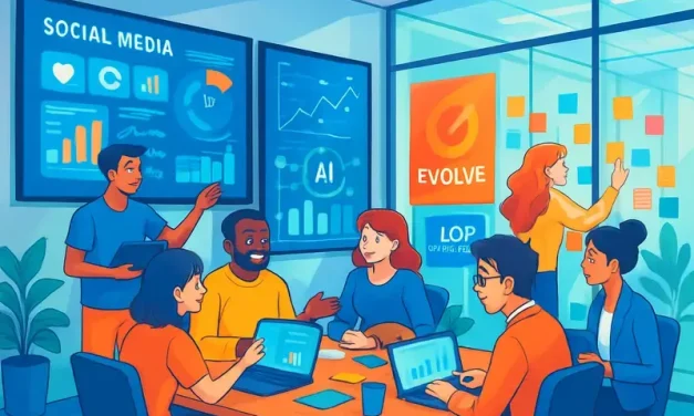 What happens in the Evolve Stage of Loop Marketing?