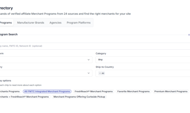 FMTC Program Directory: Find & Manage Affiliate Programs Faster