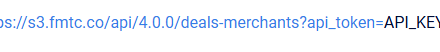 How to Use the FMTC Merchant Feed API (deals-merchants API Guide)