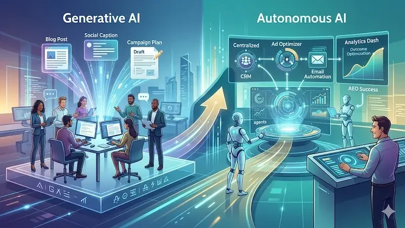 AI in Marketing: Moving from Generative to Autonomous