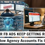 Why Your Facebook Ads Get Rejected – And How Agency Accounts Fix It